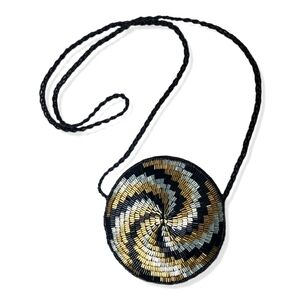 𝅺Vintage Glass Bead Purse